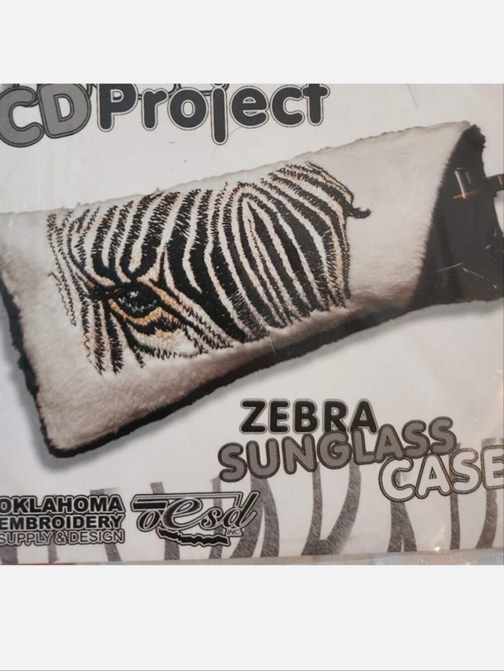 Disk Project Zebra Sunglasses Case OESD